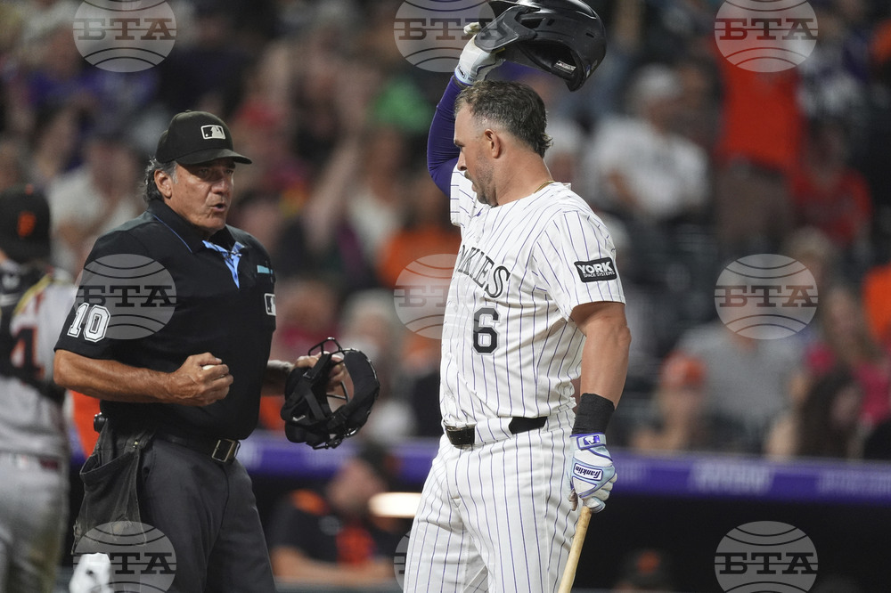 Giants Rockies Baseball