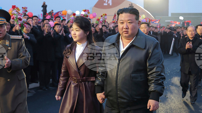 Ким Чен-ун заедно с дъщеря си посети мястото, на което се изгражда мемориал в памет на севернокорейските войници, на мисия в подкрепа на Русия