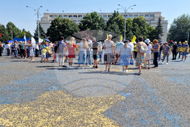 Румъния - Букурещ - учители - протест