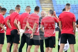 Национален отбор по футбол на България - тренировка