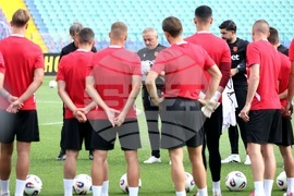 Национален отбор по футбол на България - тренировка