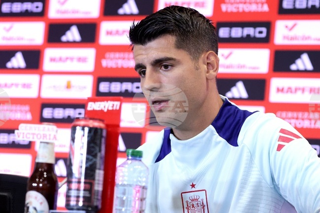 Футбол - Алваро Мората - пресконференция