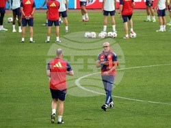 Футбол - тренировка на Испания