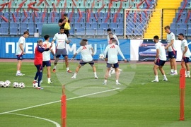 Футбол - тренировка на Испания