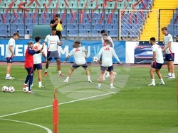 Футбол - тренировка на Испания