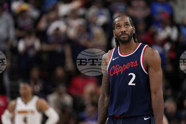Кауай Ленард няма да играе в следващите мачове на Лос Анджелис Клипърс заради проблем с глезена