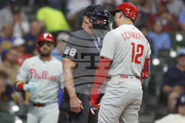 Phillies Brewers Baseball