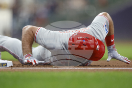 Phillies Brewers Baseball