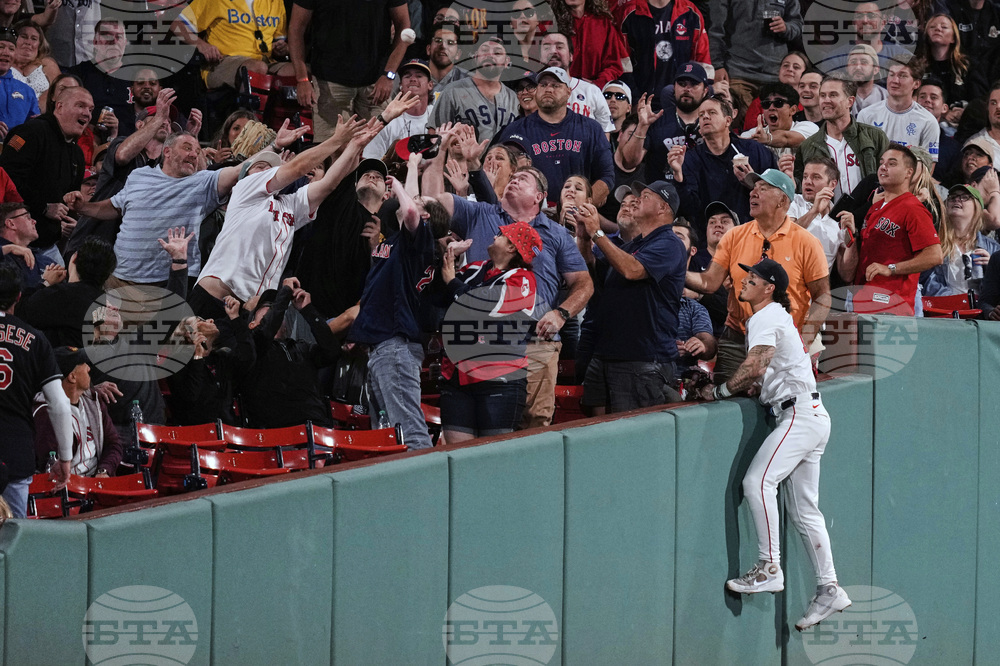 APTOPIX Guardians Red Sox Baseball