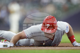 Phillies Brewers Baseball