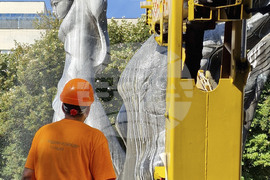 Пловдив - паметник на Съединението - измиване