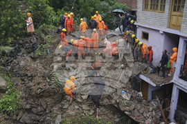 India Extreme Weather Landslides