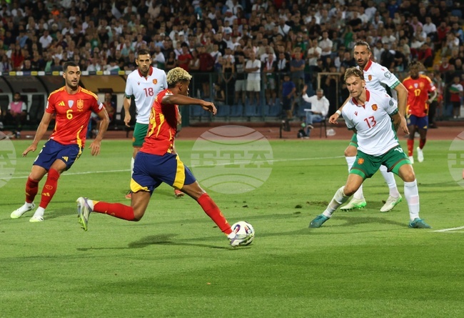 Футбол - България - Испания - световна квалификация