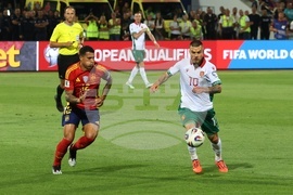 Футбол - България - Испания - световна квалификация