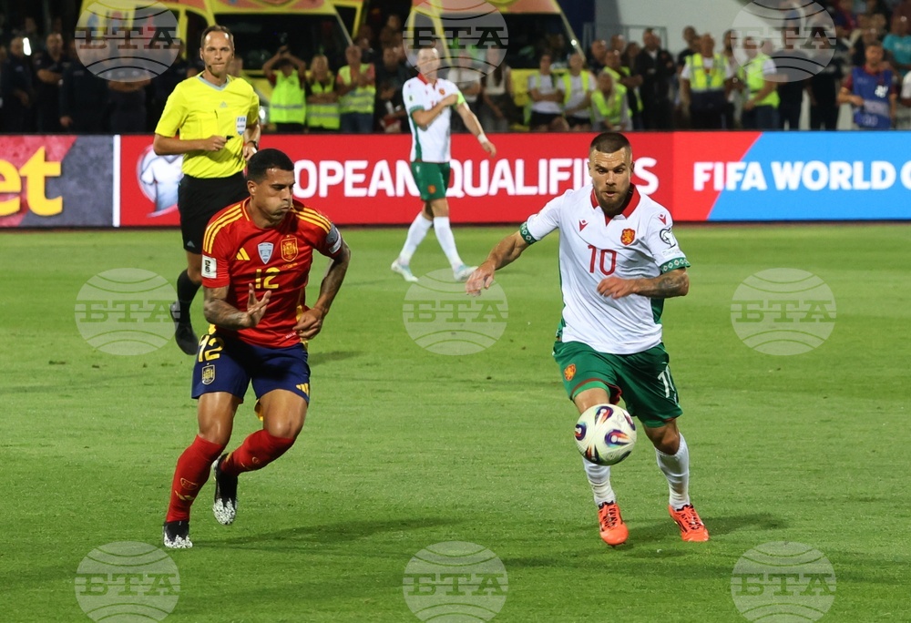 Футбол - България - Испания - световна квалификация