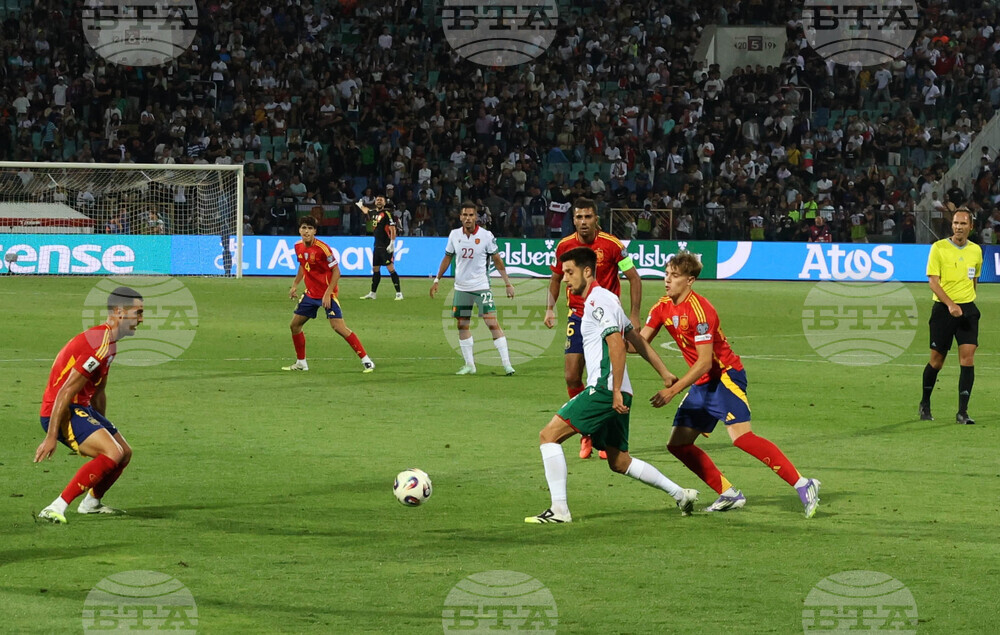 Футбол - България - Испания - световна квалификация