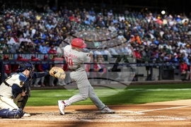 Phillies Brewers Baseball