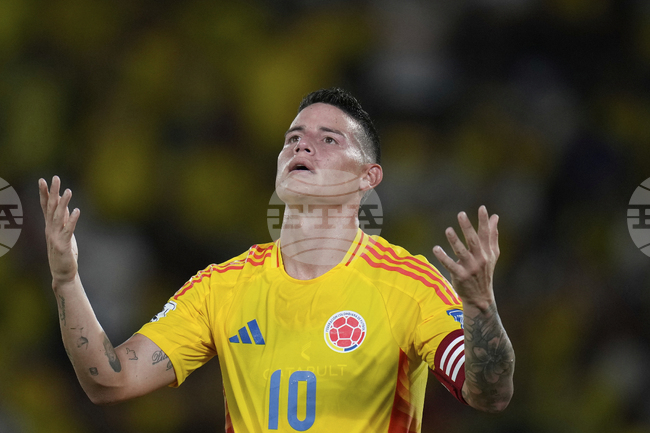 Колумбийският нападател Хамес Родригес подписа договор с Минесота Юнайтед