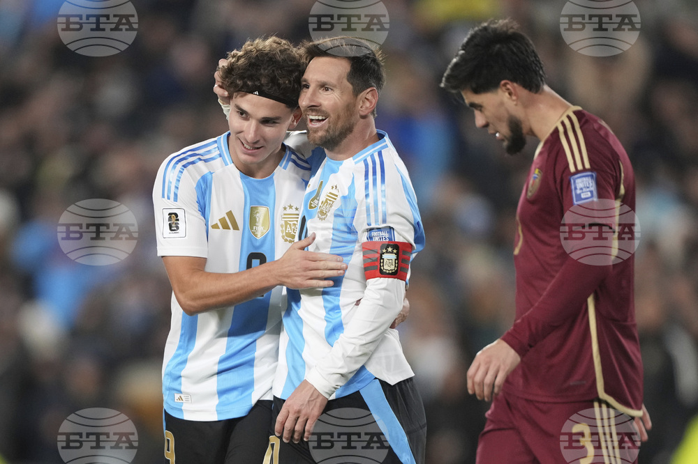 APTOPIX Argentina Venezuela WCup Soccer