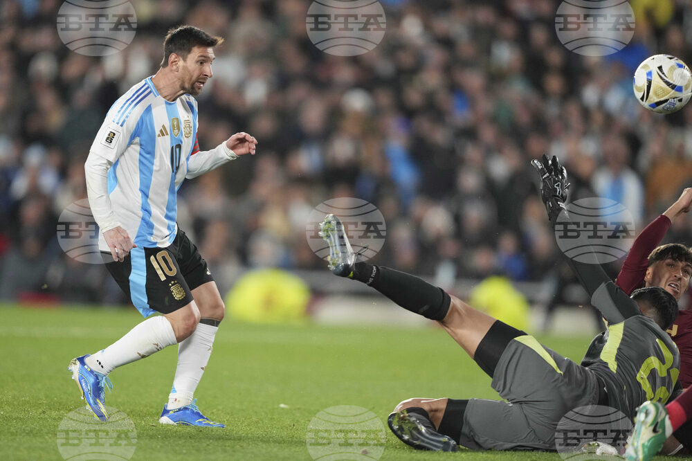 APTOPIX Argentina Venezuela WCup Soccer