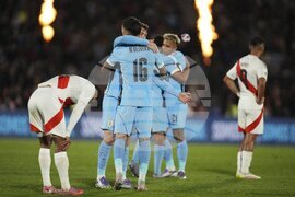 Uruguay Peru WCup Soccer