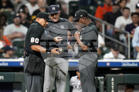 CORRECTION Yankees Astros Baseball