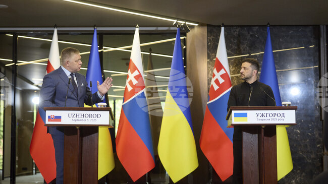 Зеленски покани Фицо в Украйна за обсъждане на "всички съществуващи проблеми", съобщи Киев