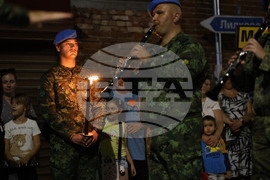 Село Първенец - Тържествена заря - проверка