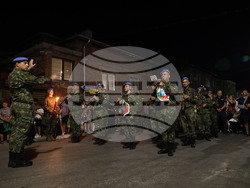Село Първенец - Тържествена заря - проверка