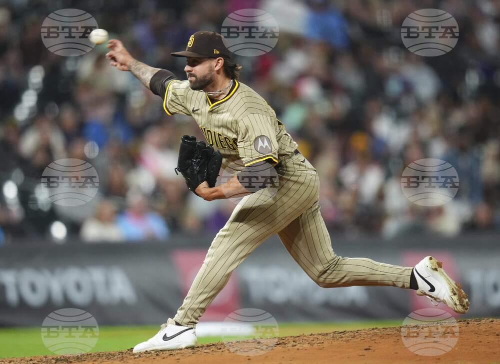 Padres Rockies Baseball