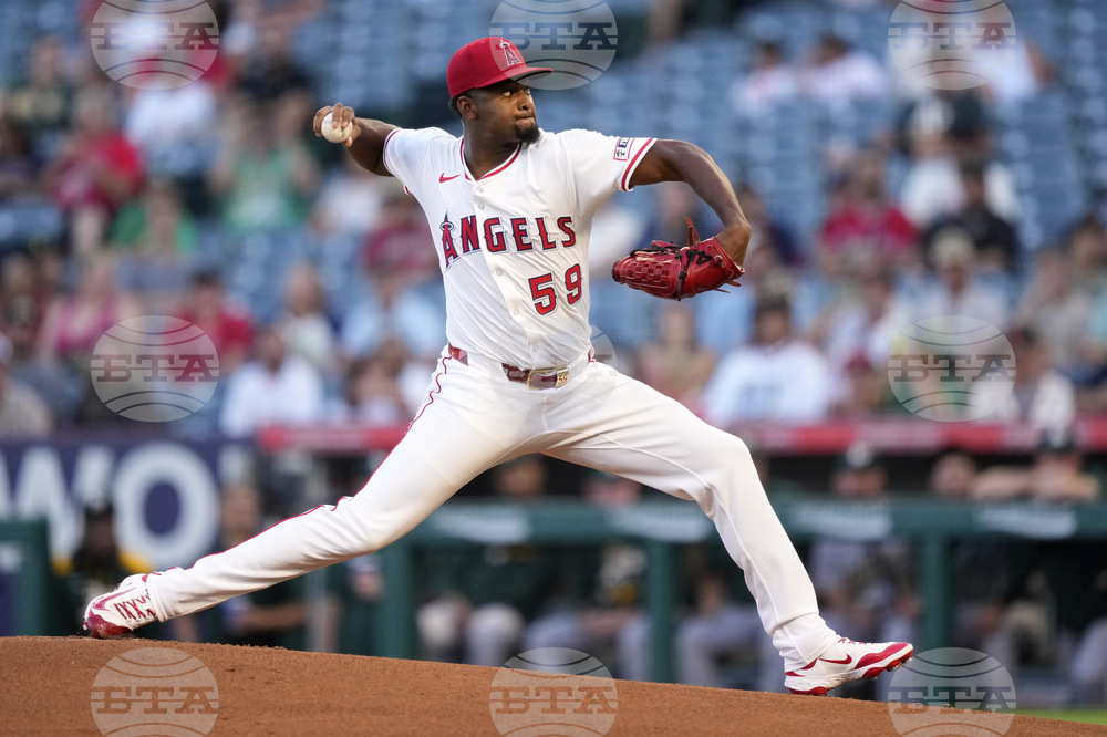Athletics Angels Baseball