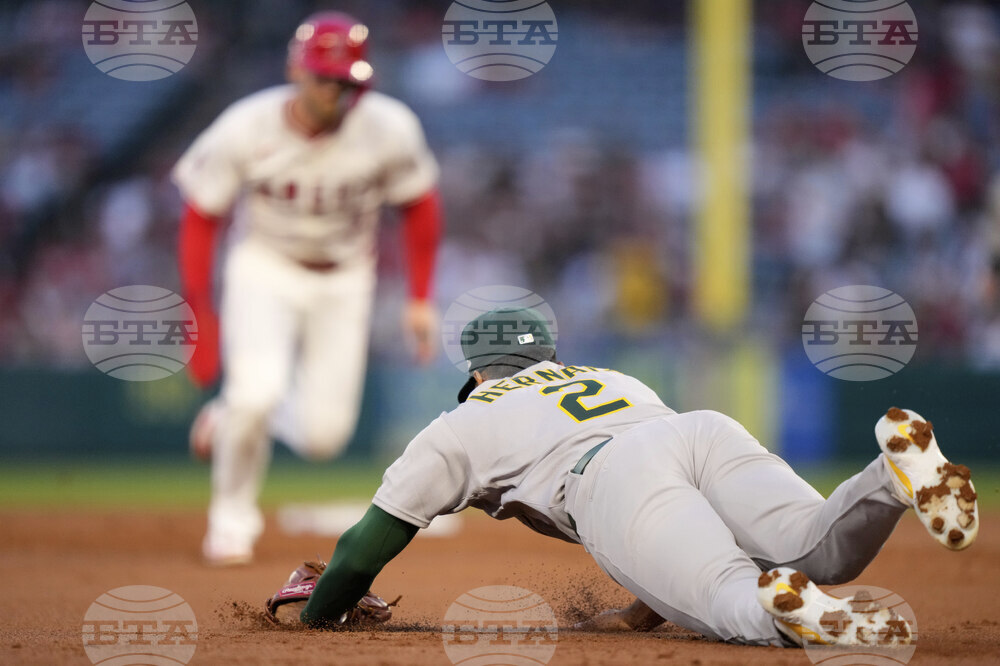 Athletics Angels Baseball