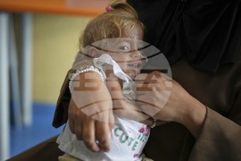 Italy Gaza Child Evacuee