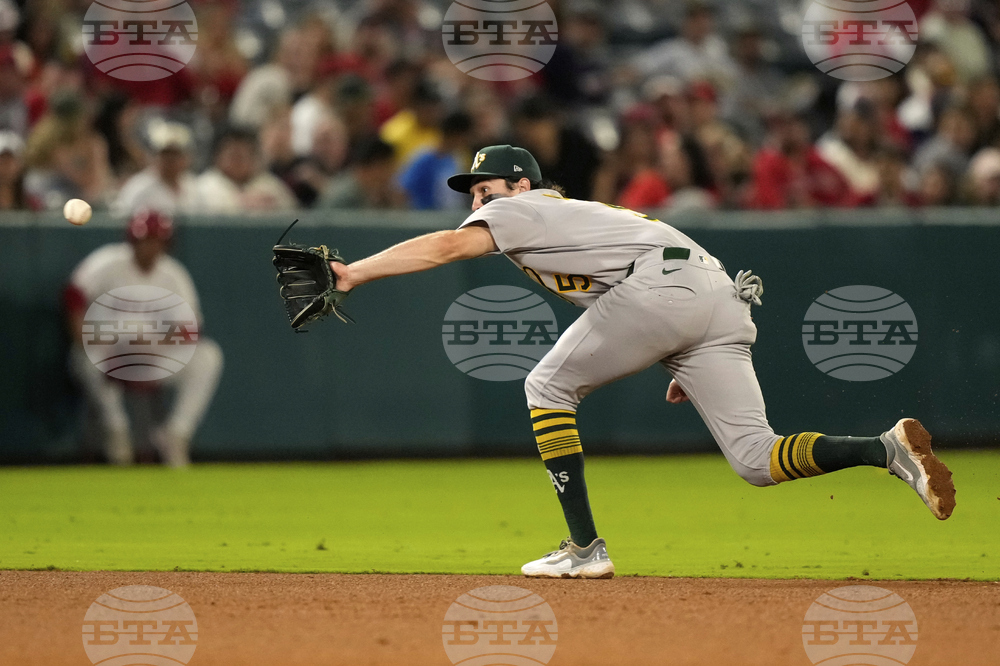 Athletics Angels Baseball
