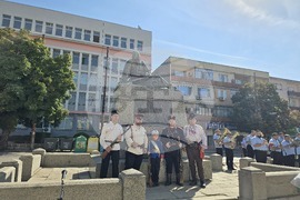 Видин - 140-годишнина от Съединението - тържествено отбелязване - паметникът на Скърбящия войн