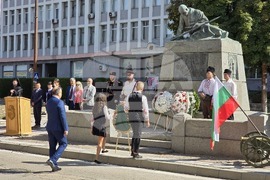 Видин - 140-годишнина от Съединението - тържествено отбелязване - паметникът на Скърбящия войн