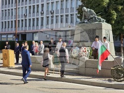 Видин - 140-годишнина от Съединението - тържествено отбелязване - паметникът на Скърбящия войн