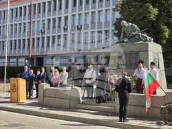 Видин - 140-годишнина от Съединението - тържествено отбелязване - паметникът на Скърбящия войн