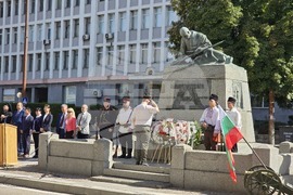 Видин - 140-годишнина от Съединението - тържествено отбелязване - паметникът на Скърбящия войн