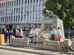 Видин - 140-годишнина от Съединението - тържествено отбелязване - паметникът на Скърбящия войн