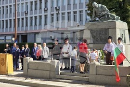 Видин - 140-годишнина от Съединението - тържествено отбелязване - паметникът на Скърбящия войн