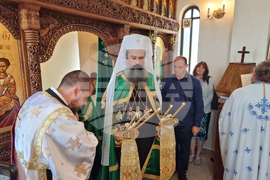 Село Ребро - храм „Св. Николай Мирликийски“ - патриаршеска литургия