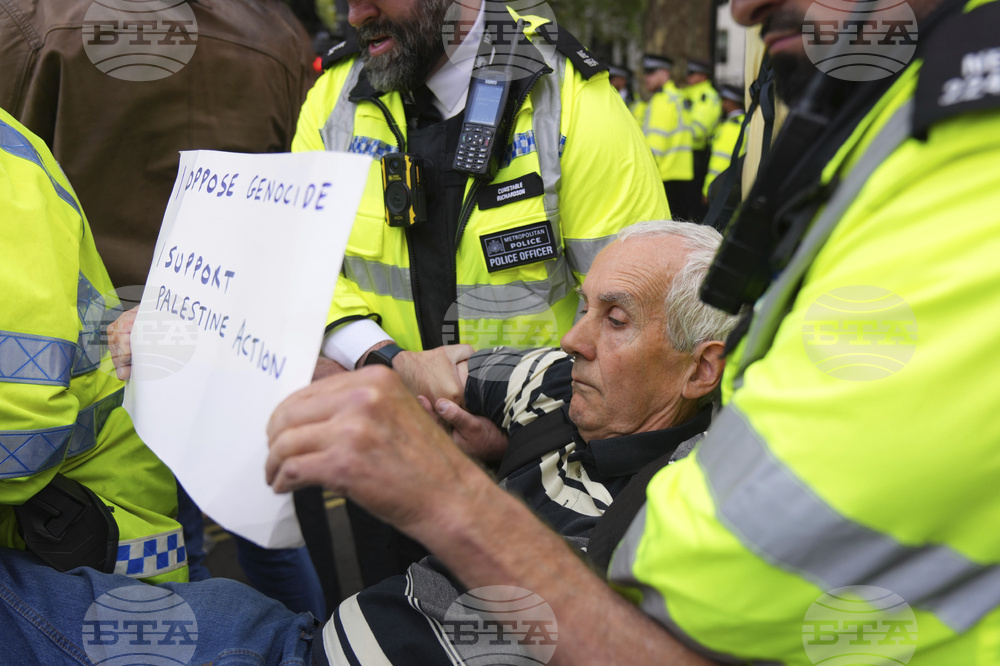 Britain Israel Palestinians Protest