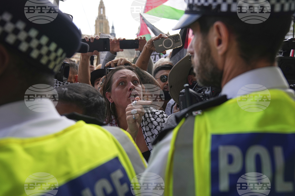 Britain Israel Palestinians Protest