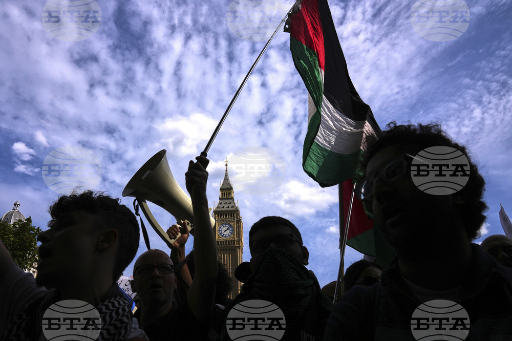 Britain Israel Palestinians Protest