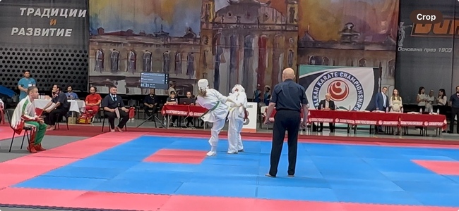 Първи медал за България от Балканското първенство по карате – Никол Билчева с титла за Русе