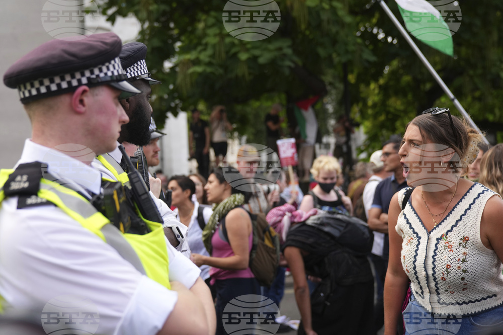 Britain Israel Palestinians Protest