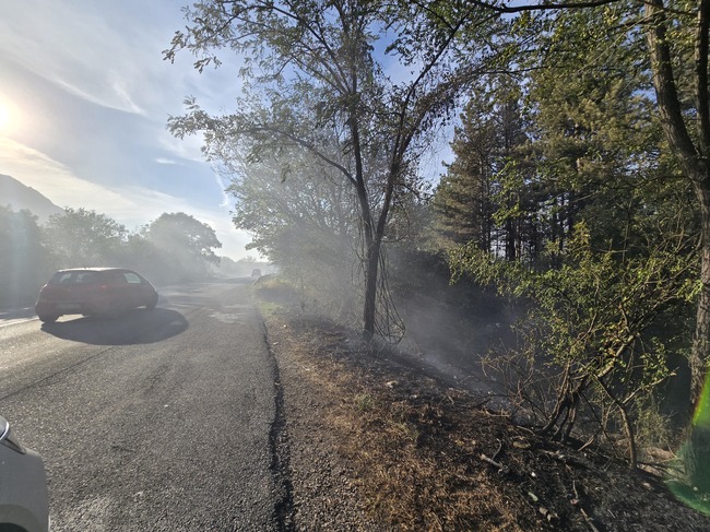 Възстановено е движението по международен път Е79, близо до входа на Враца, трафикът от товарни автомобили е интензивен 