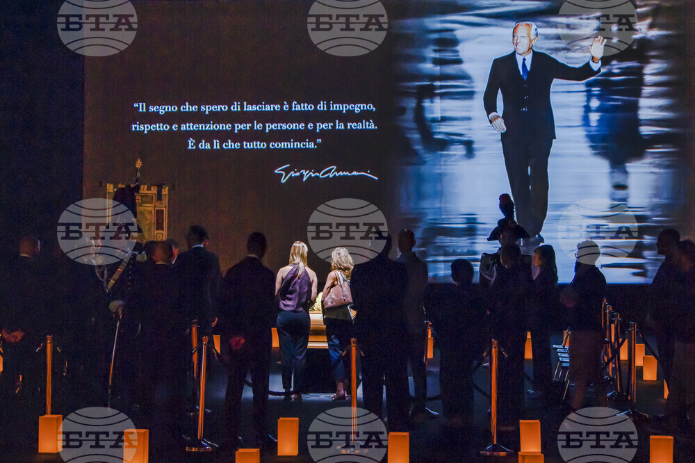 APTOPIX Italy Obit Armani