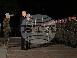 Пловдив - Румен Радев - Съединение на Княжество България с Източна Румелия - тържествена заря-проверка